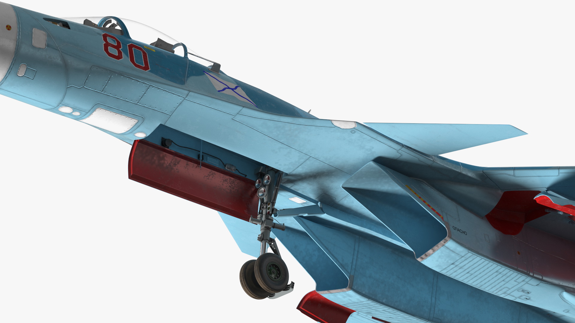 3D Sukhoi SU-33 Russian Navy Multirole Fighter model