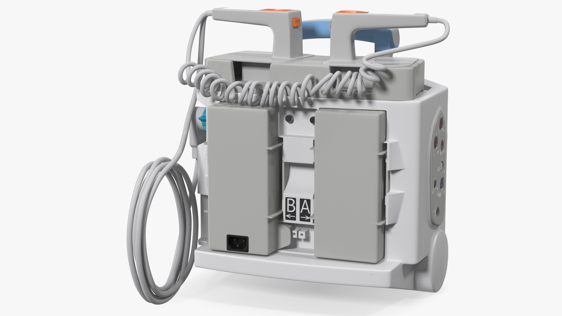 3D model Semi Automatic External Defibrillator with Monitor