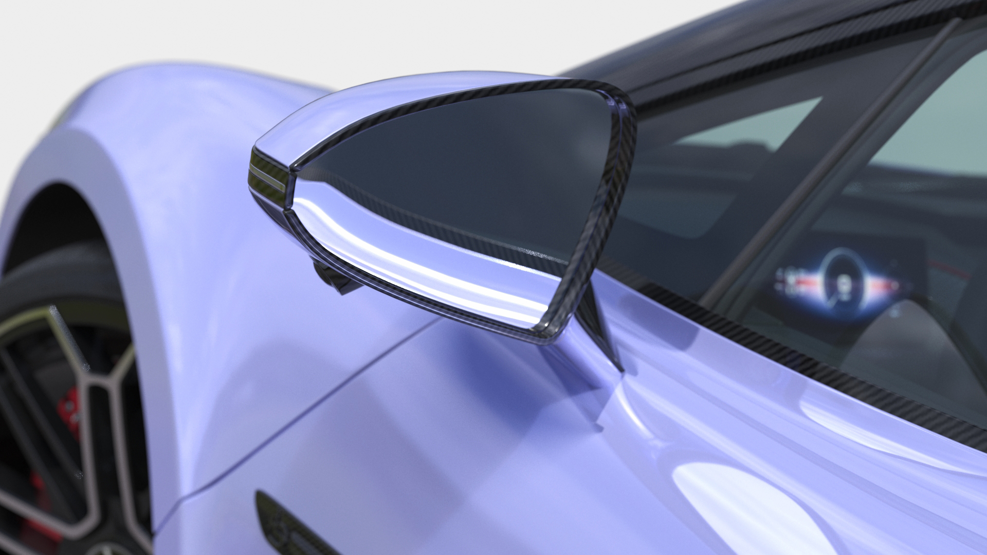 3D BYD Yangwang U9 Violet Supercar Rigged model