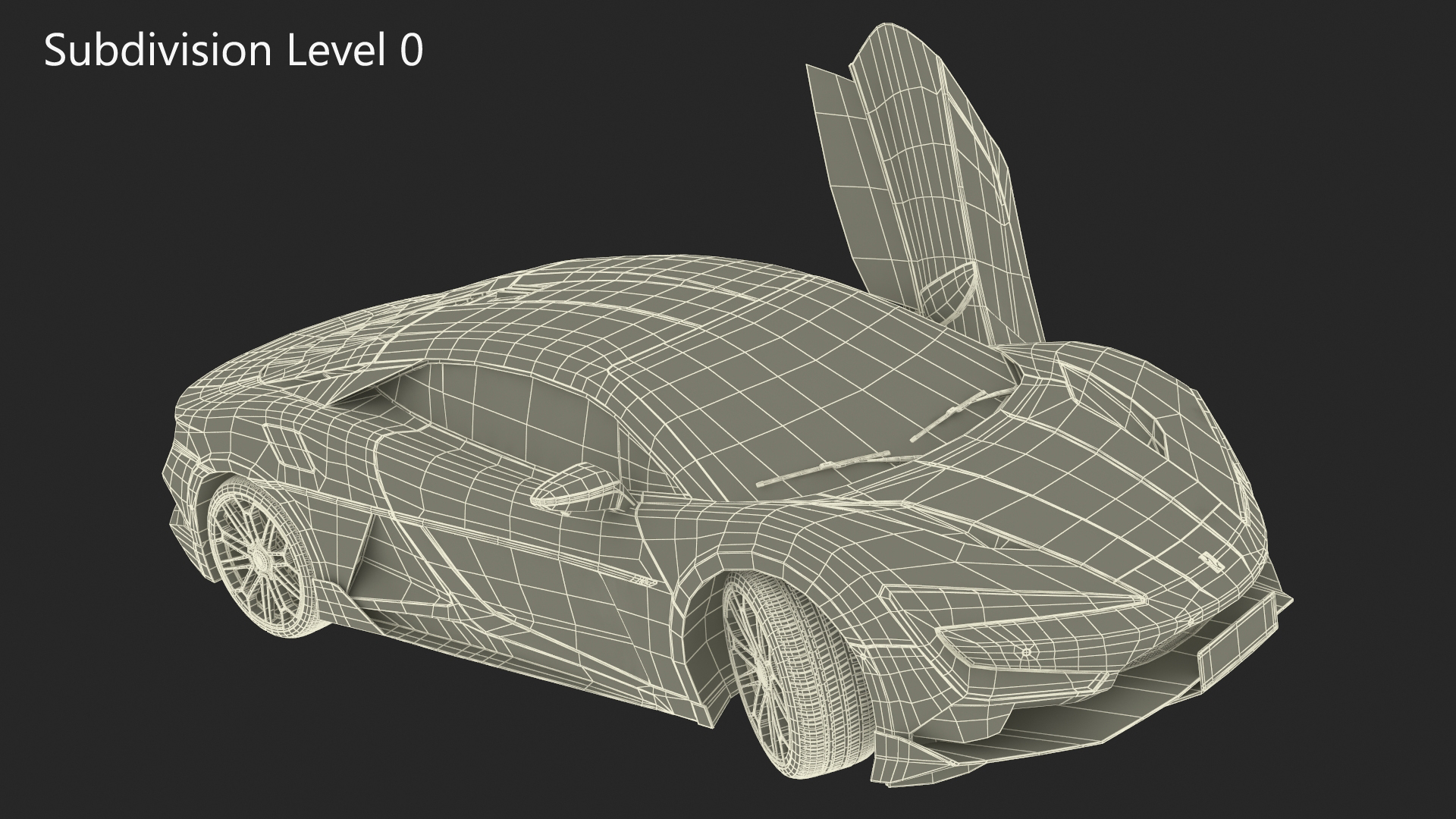 3D BYD Yangwang U9 Violet Supercar Rigged model