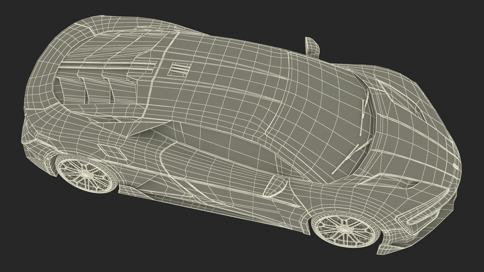 3D BYD Yangwang U9 Violet Supercar Rigged model