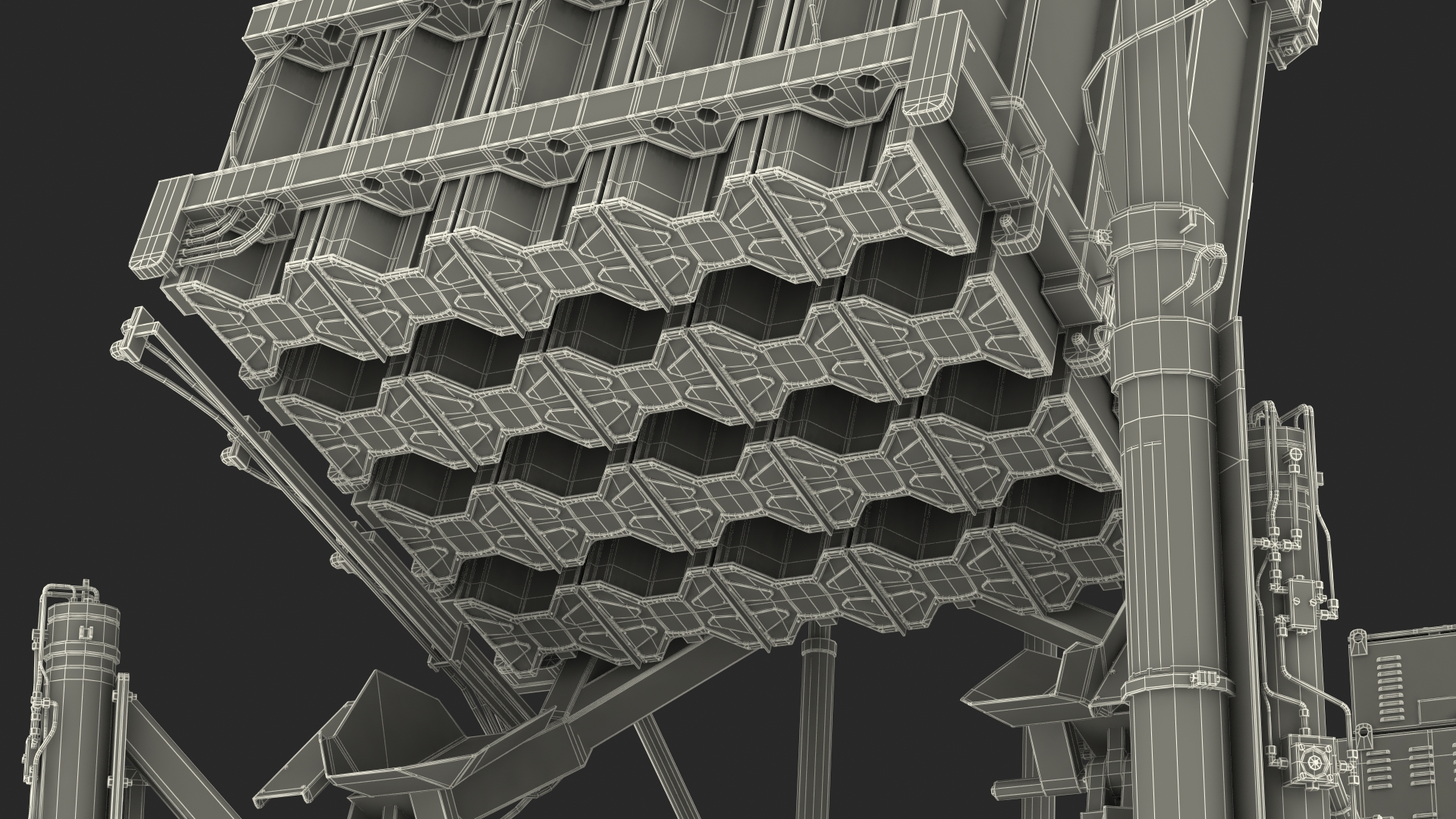 Armed Iron Dome Air Defense Batteries 3D