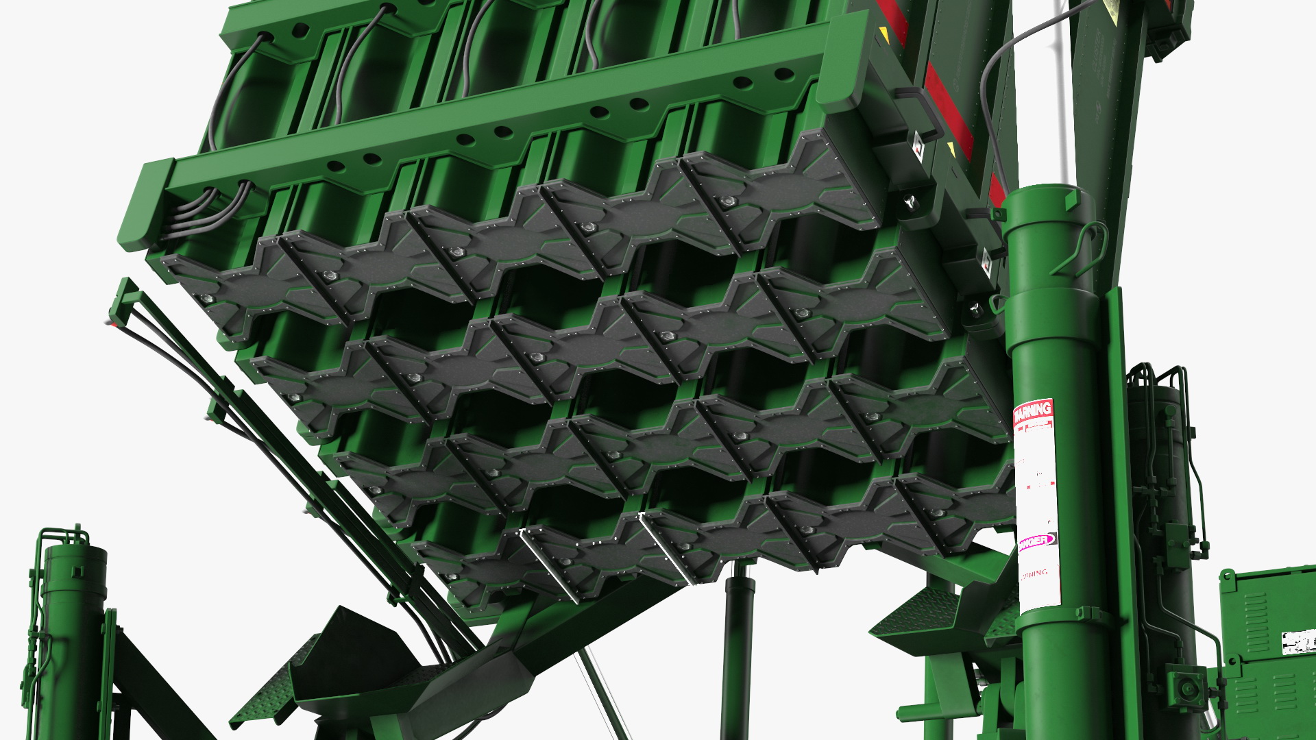 Armed Iron Dome Air Defense Batteries 3D