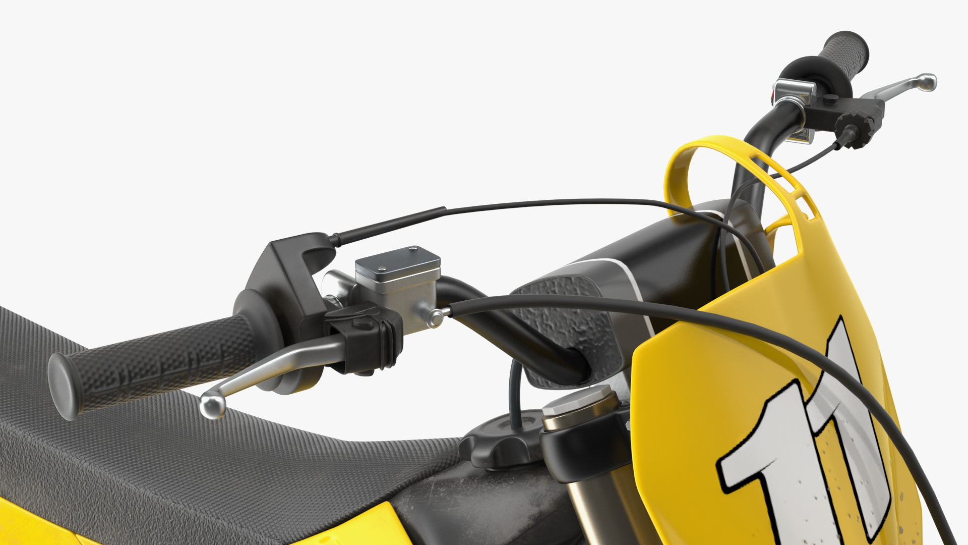Motocross Motorcycle Dirt Rigged 3D