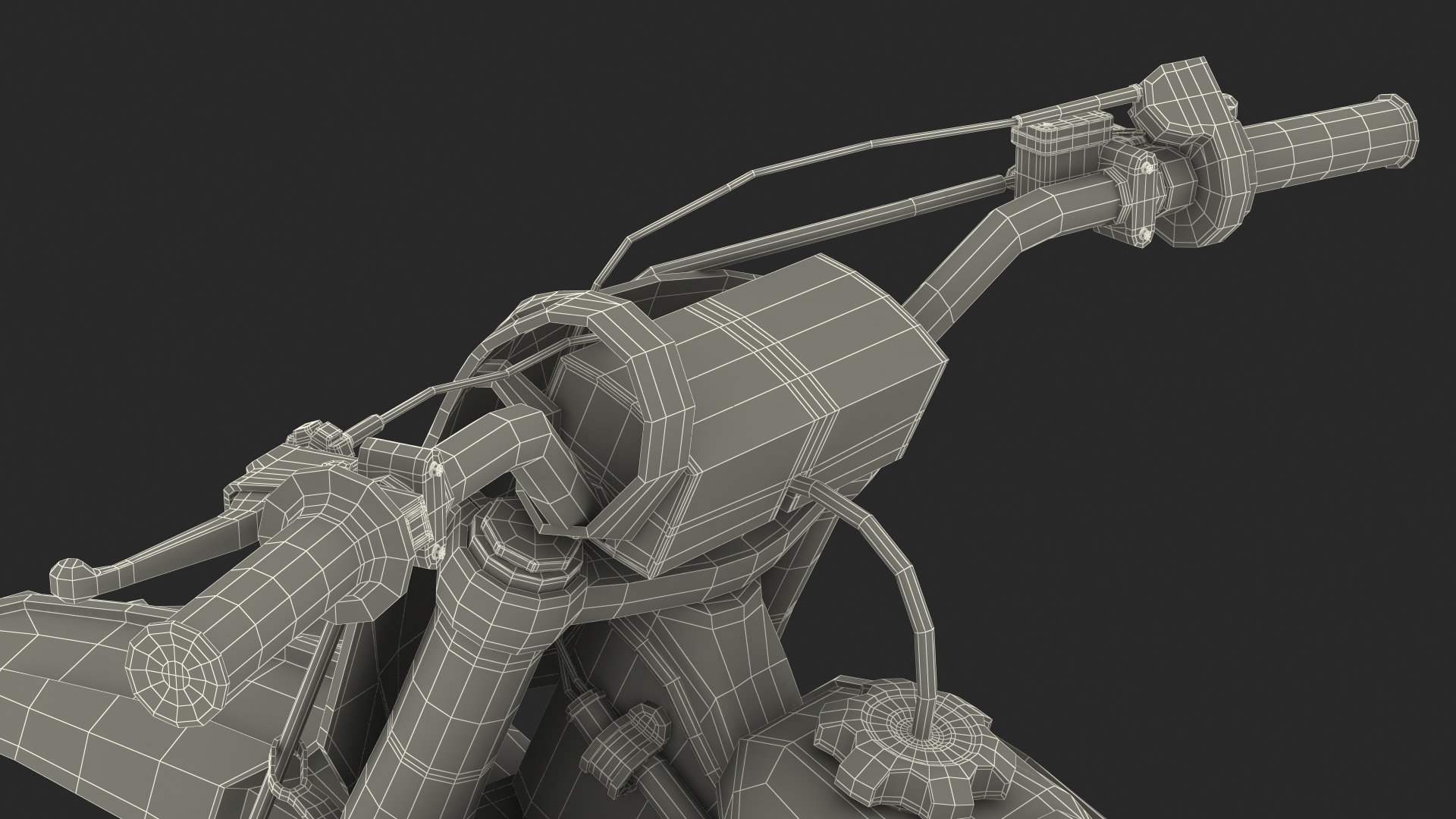 Motocross Motorcycle Dirt Rigged 3D