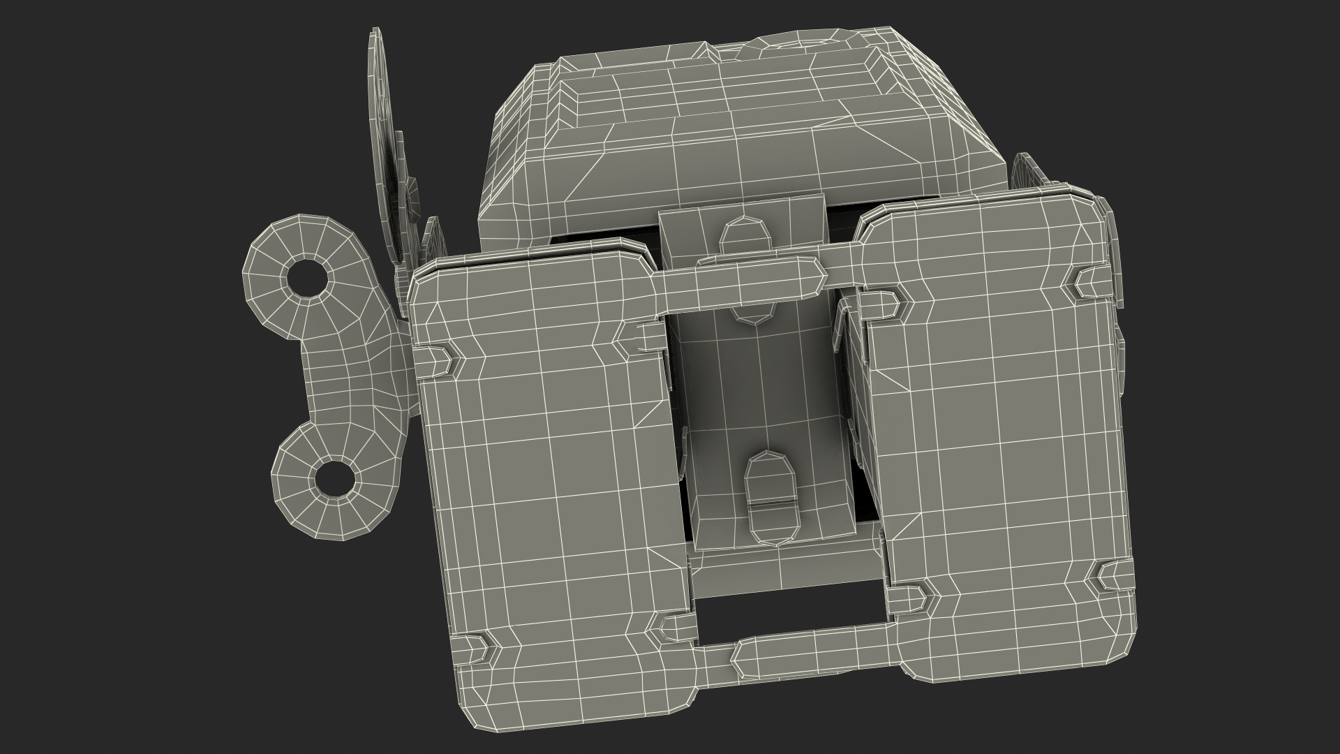 Tin Toy Retro Robot 3D model