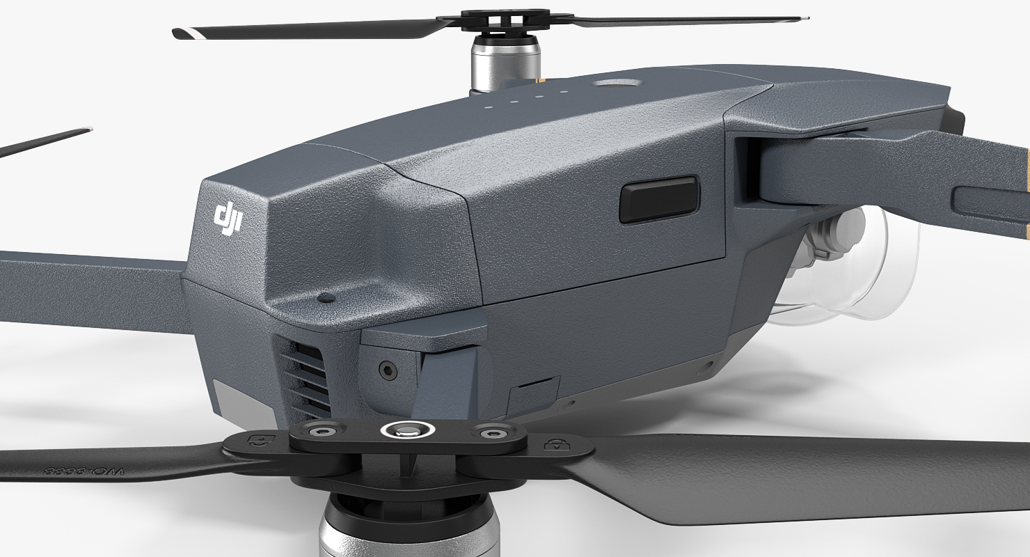 DJI Mavic Pro Quadcopter with Remote Controller 3D