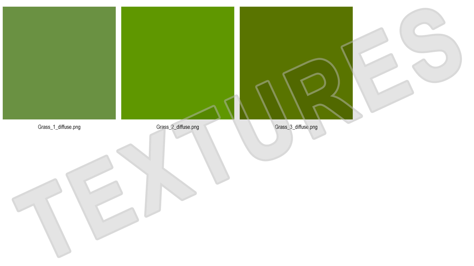 Realistic Patch of Grass 3D model