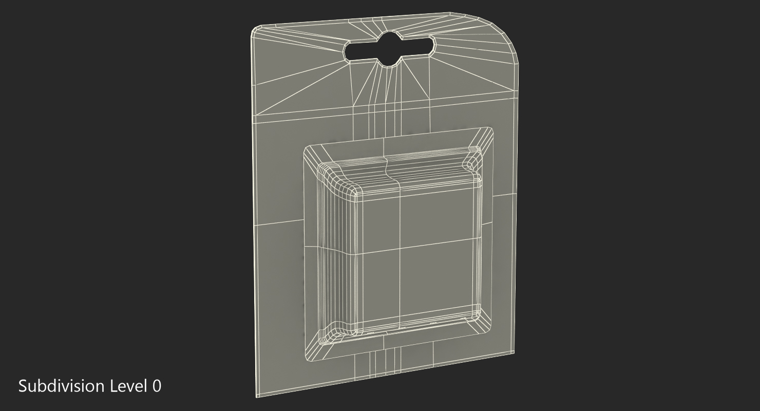 AAA Battery Package 3D model