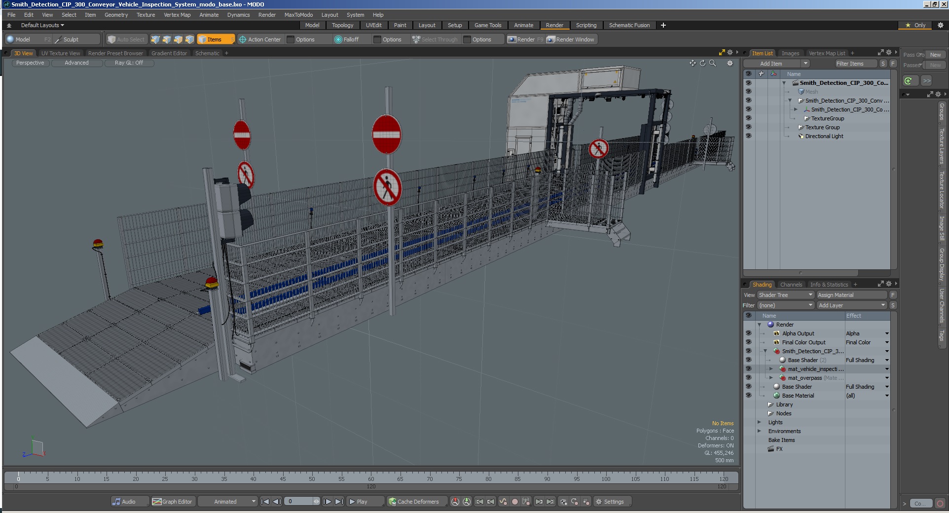 3D Smith Detection CIP 300 Conveyor Vehicle Inspection System model