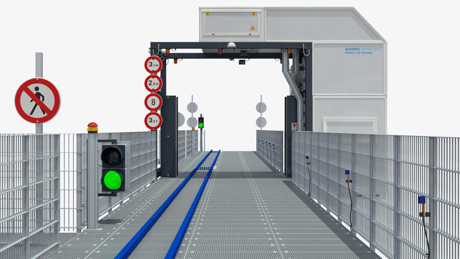 3D Smith Detection CIP 300 Conveyor Vehicle Inspection System model