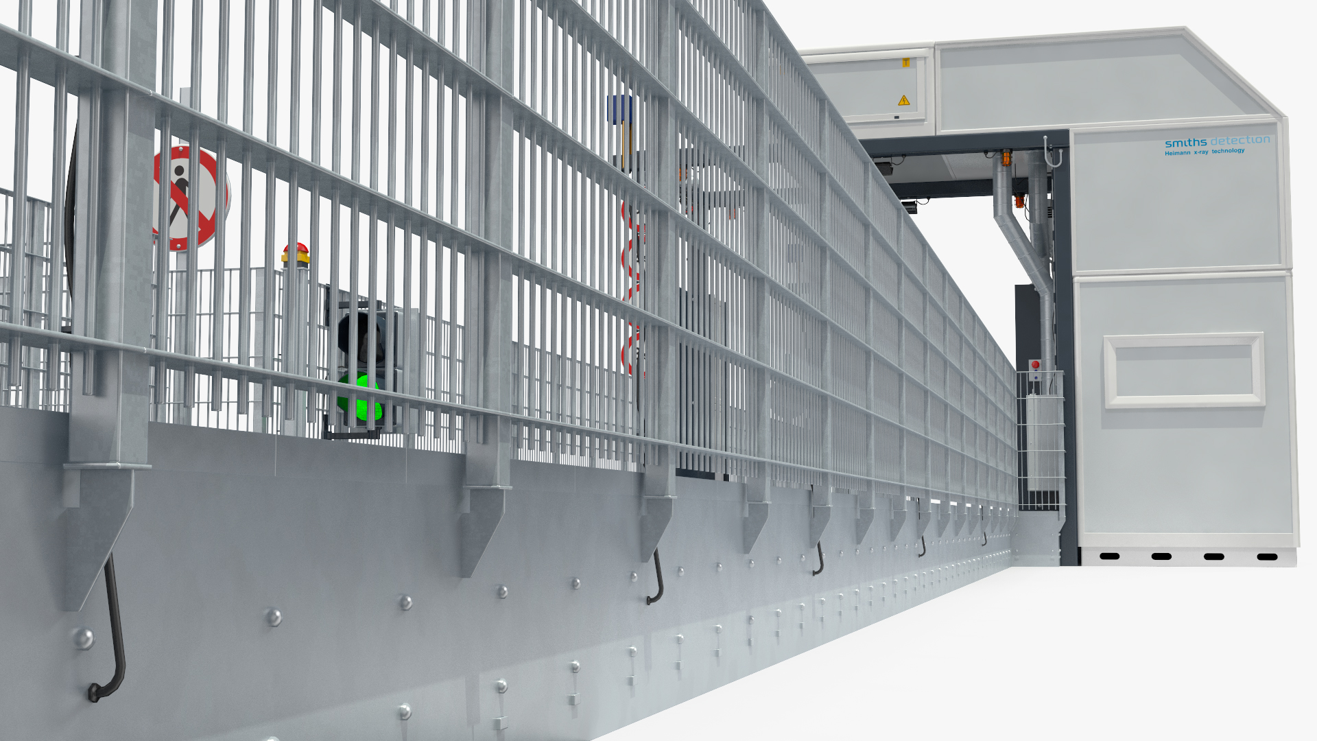 3D Smith Detection CIP 300 Conveyor Vehicle Inspection System model