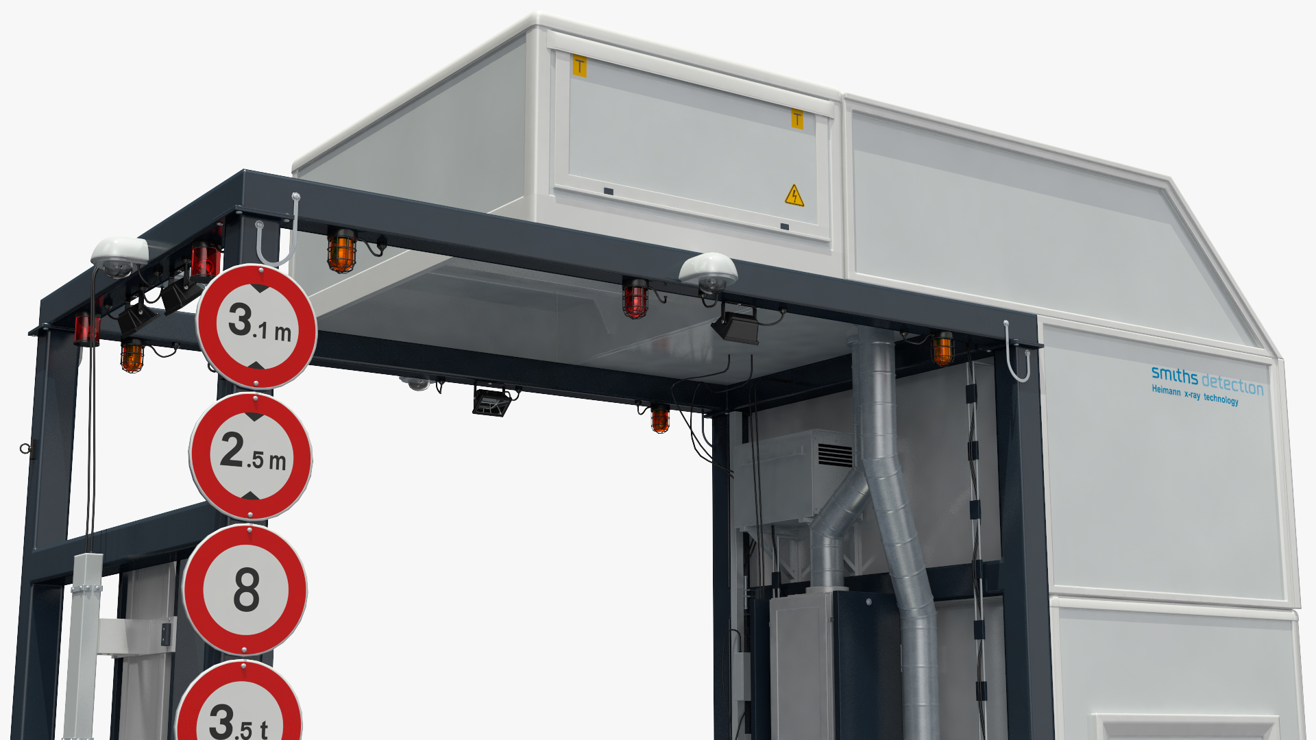 3D Smith Detection CIP 300 Conveyor Vehicle Inspection System model