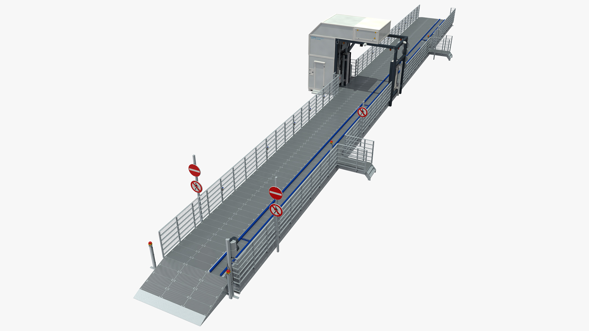 3D Smith Detection CIP 300 Conveyor Vehicle Inspection System model