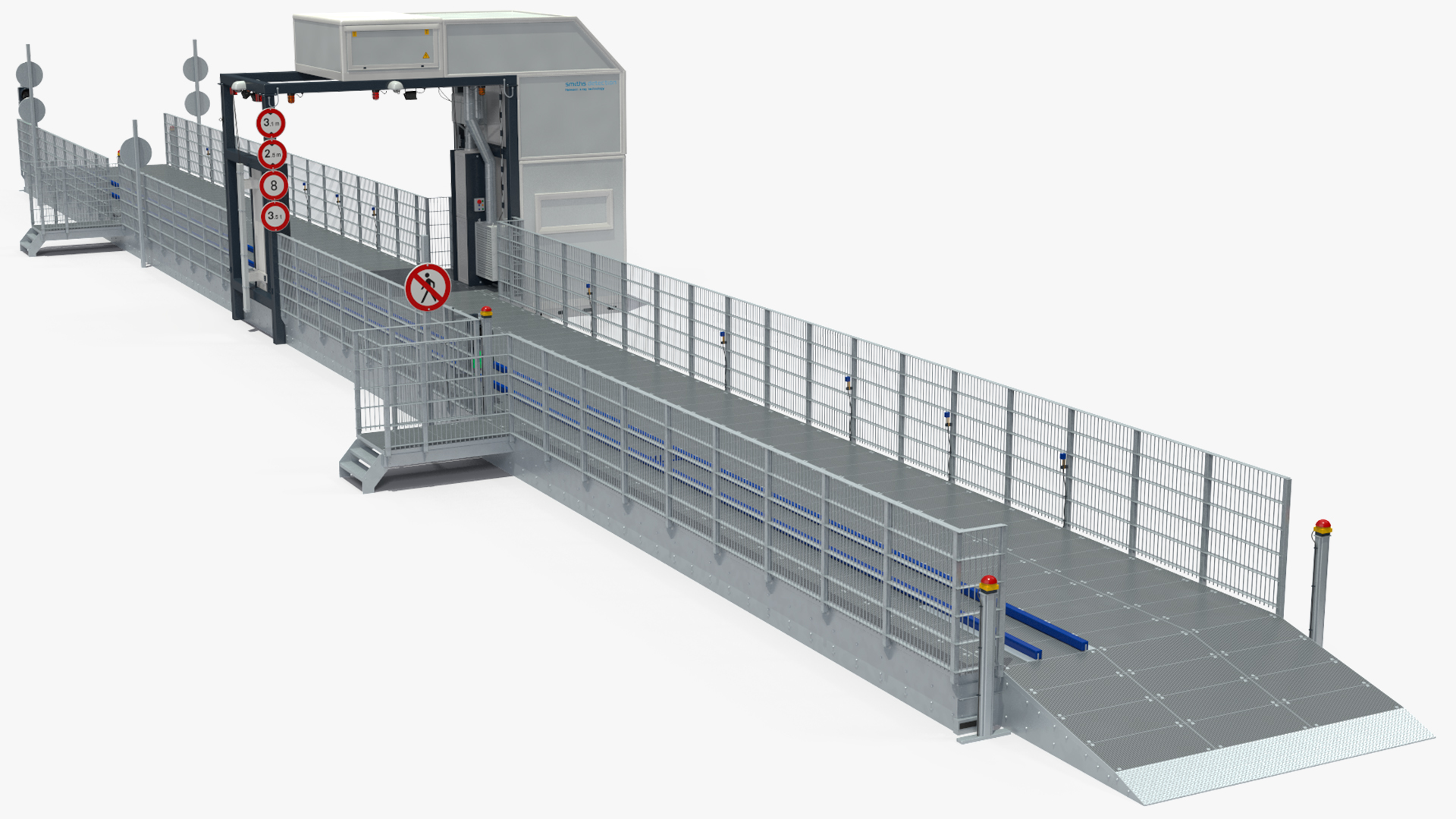 3D Smith Detection CIP 300 Conveyor Vehicle Inspection System model
