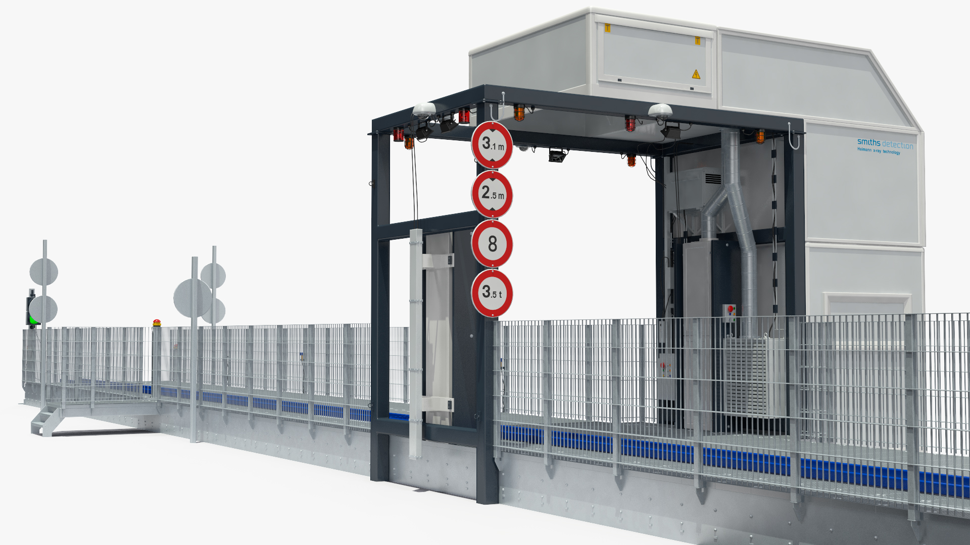 3D Smith Detection CIP 300 Conveyor Vehicle Inspection System model