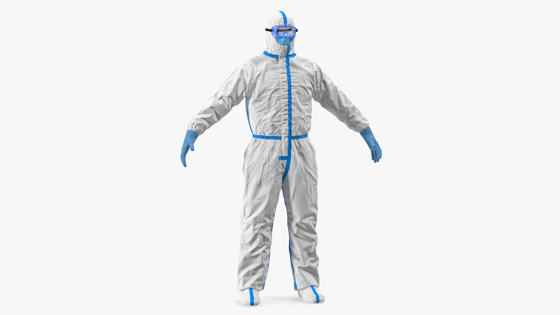 3D model Disposable Isolation Suit