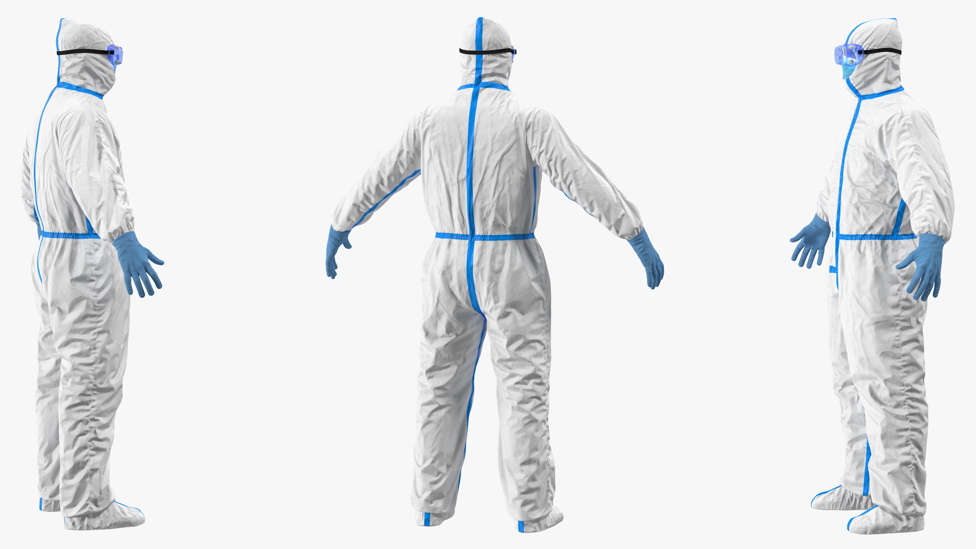 3D model Disposable Isolation Suit