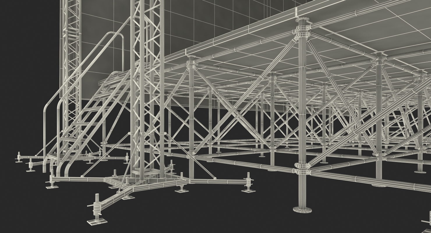 3D Concert Scene model
