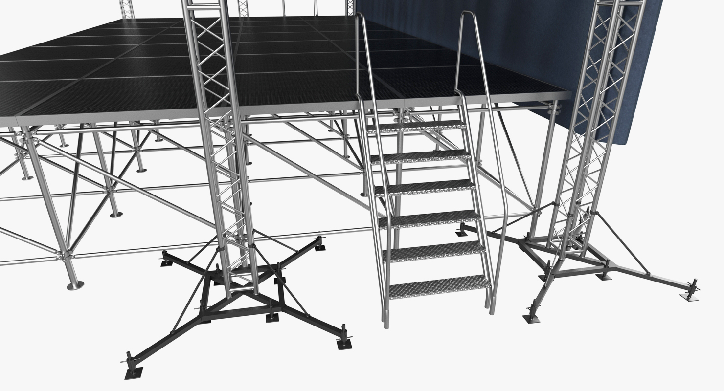 3D Concert Scene model
