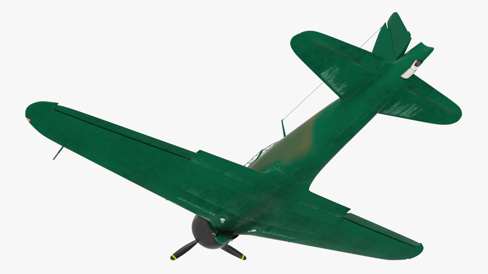 3D WWII Fighter Aircraft Rigged model