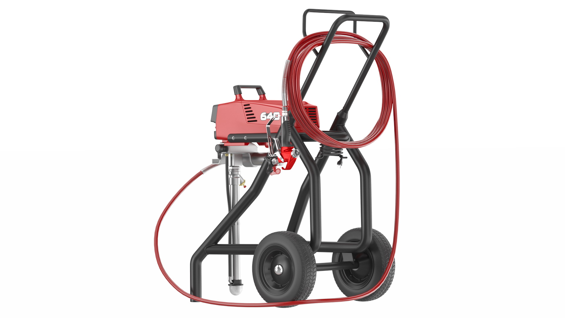 3D model Titan Impact 640 Airless Paint Sprayer with Hose and Sprayer