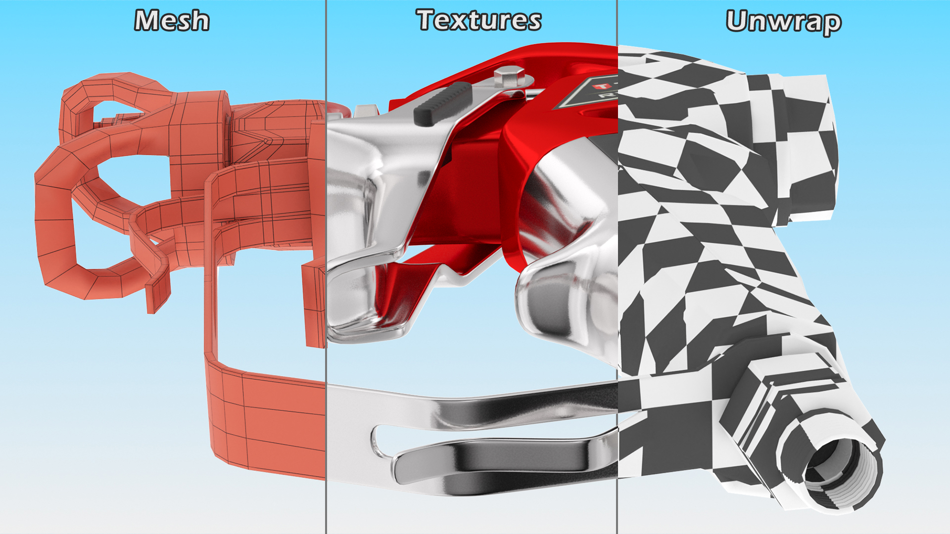 3D model Titan Impact 640 Airless Paint Sprayer with Hose and Sprayer