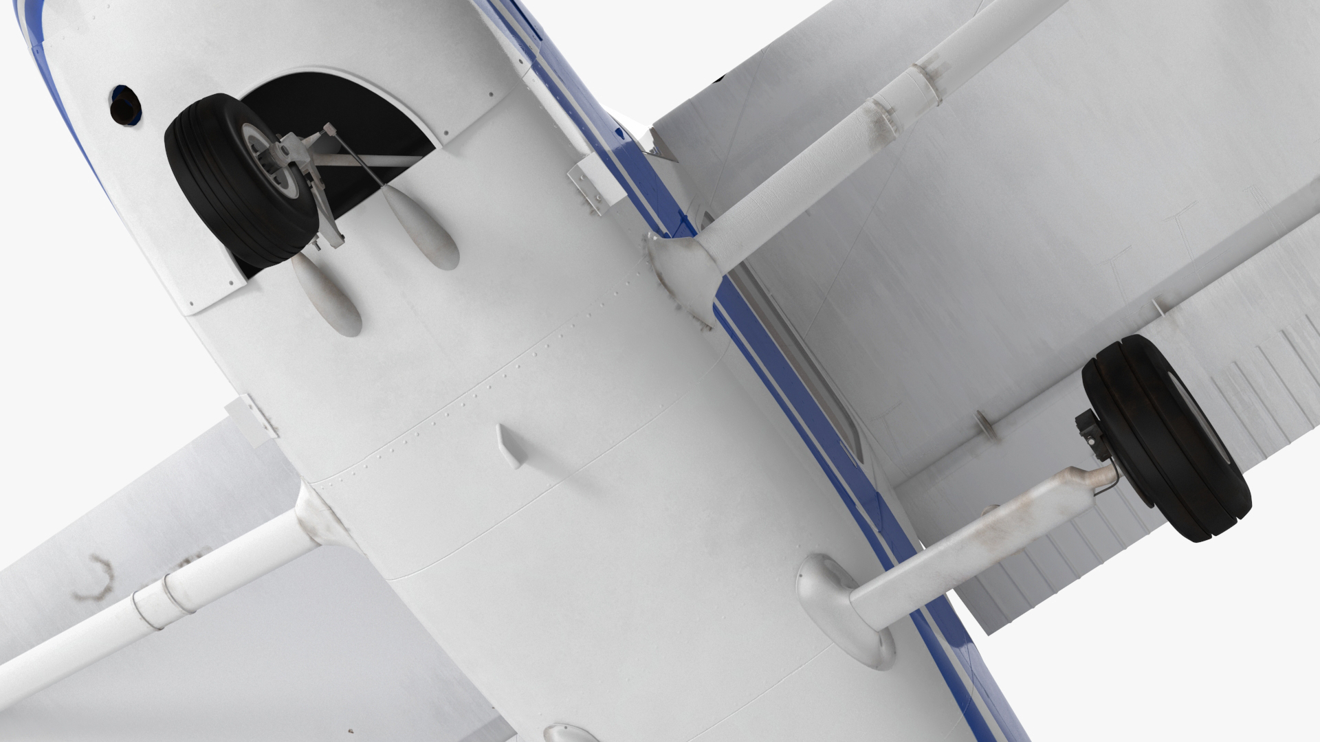 3D Single Engine Propeller Aircraft Cessna 150 model