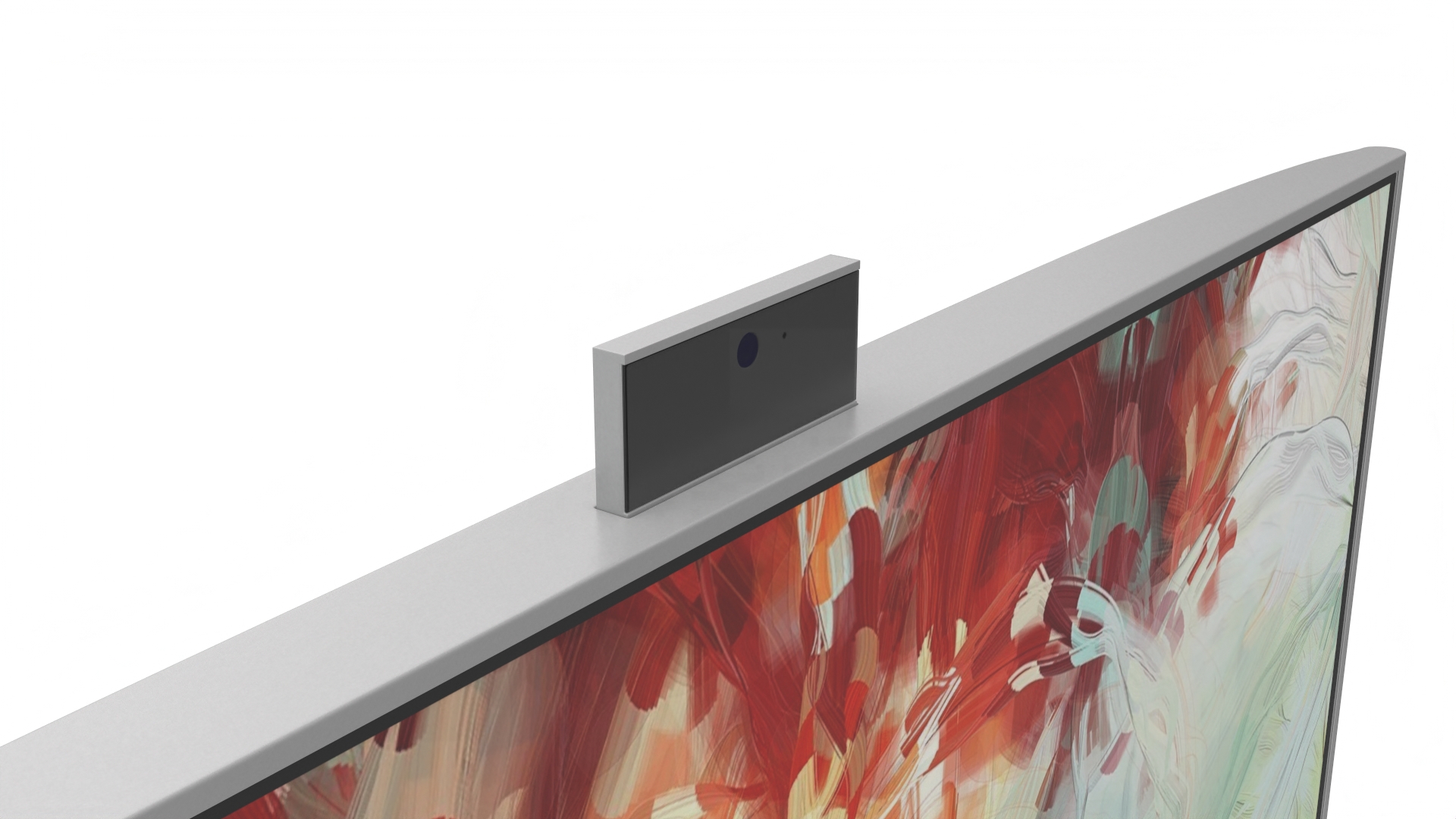 3D Dell Inspiron with Artistic Abstract Wallpaper