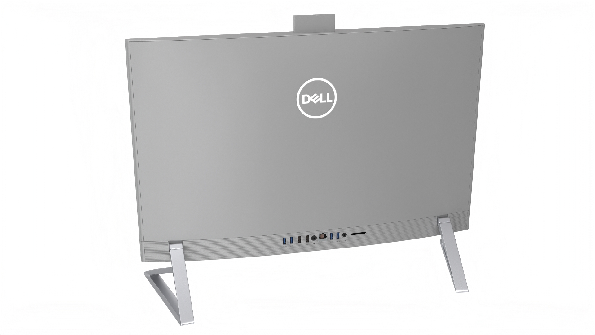 3D Dell Inspiron with Artistic Abstract Wallpaper