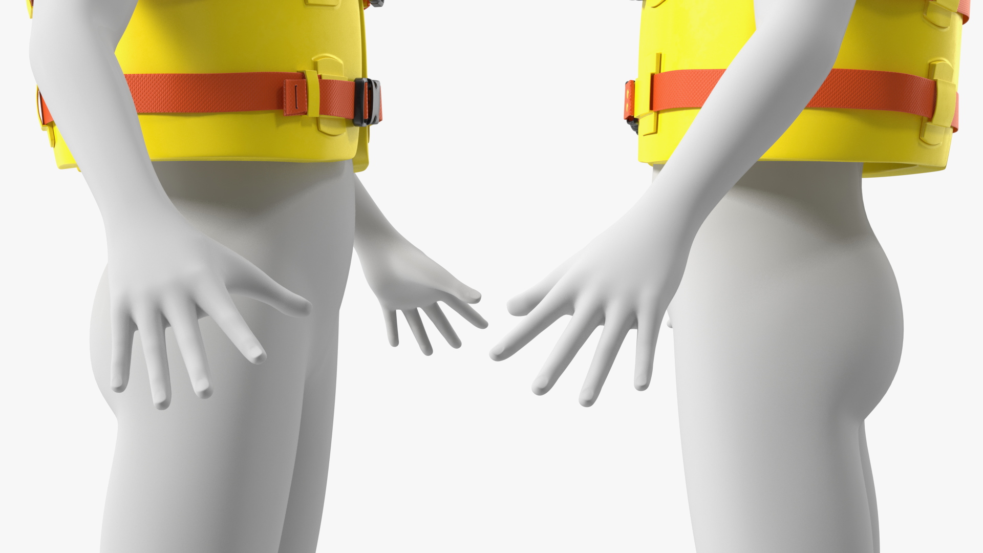Super Soft Vinyl Coated Life Vest for Kids 3D