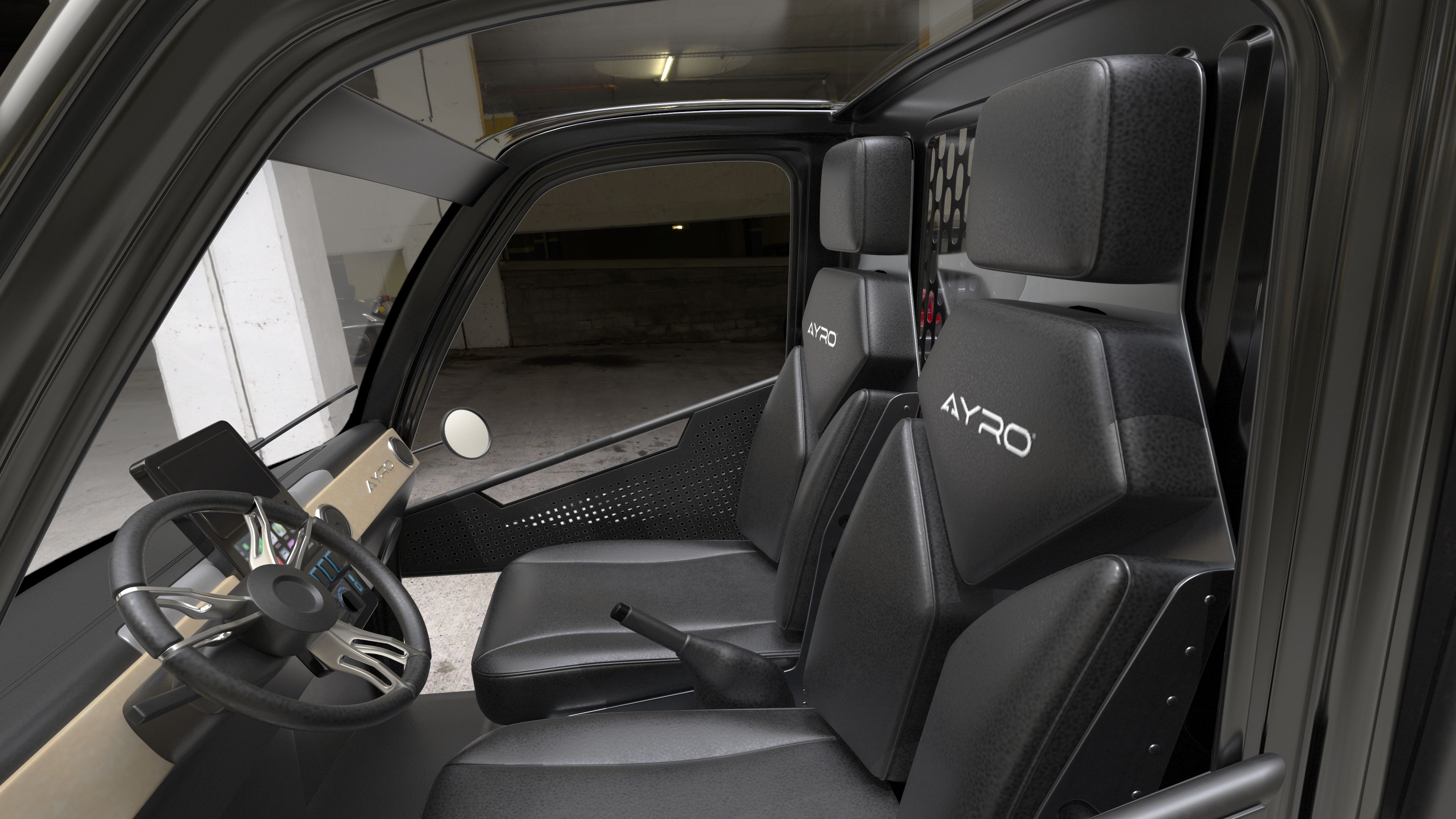 AYRO Vanish Electric Mini Truck Pickup Bed 3D
