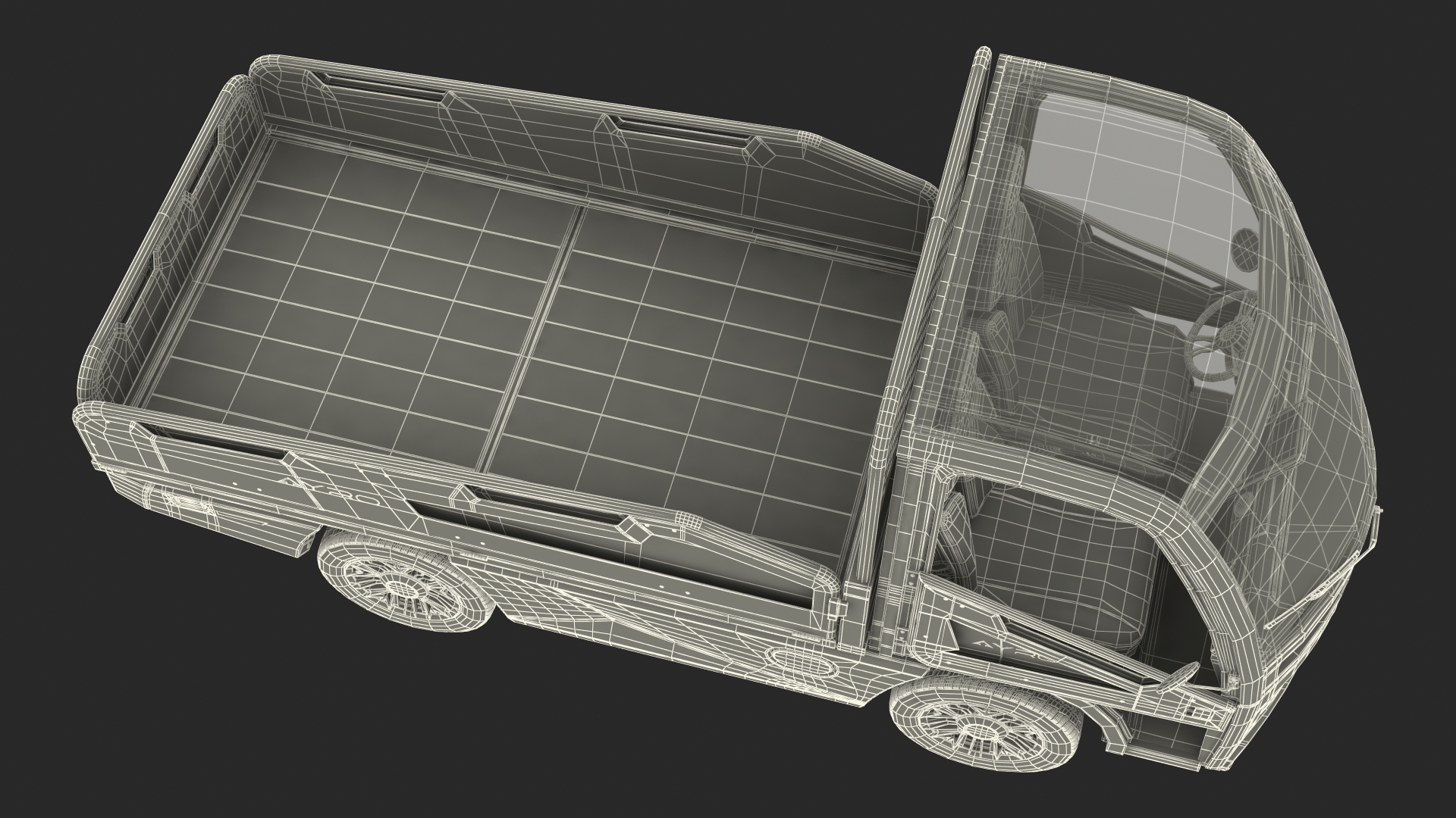 AYRO Vanish Electric Mini Truck Pickup Bed 3D