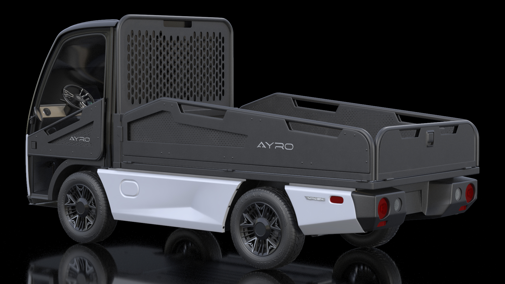 AYRO Vanish Electric Mini Truck Pickup Bed 3D