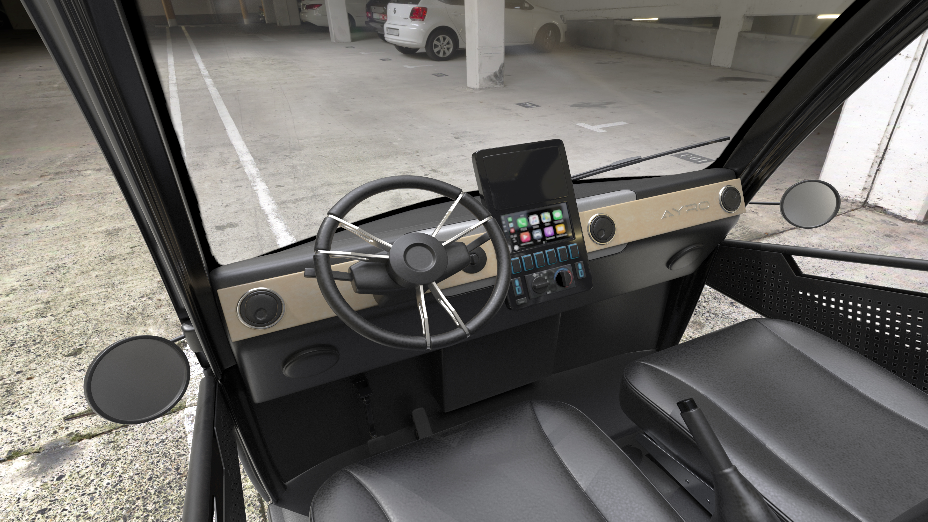 AYRO Vanish Electric Mini Truck Pickup Bed 3D