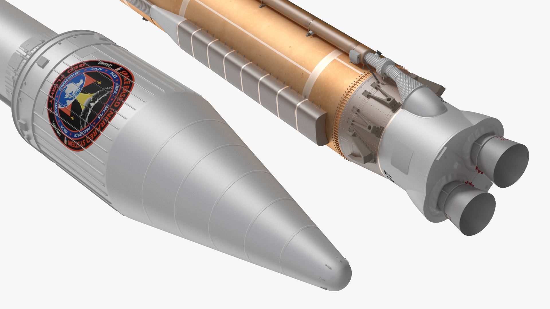 Atlas 400 Series Expendable Launch Vehicle 3D