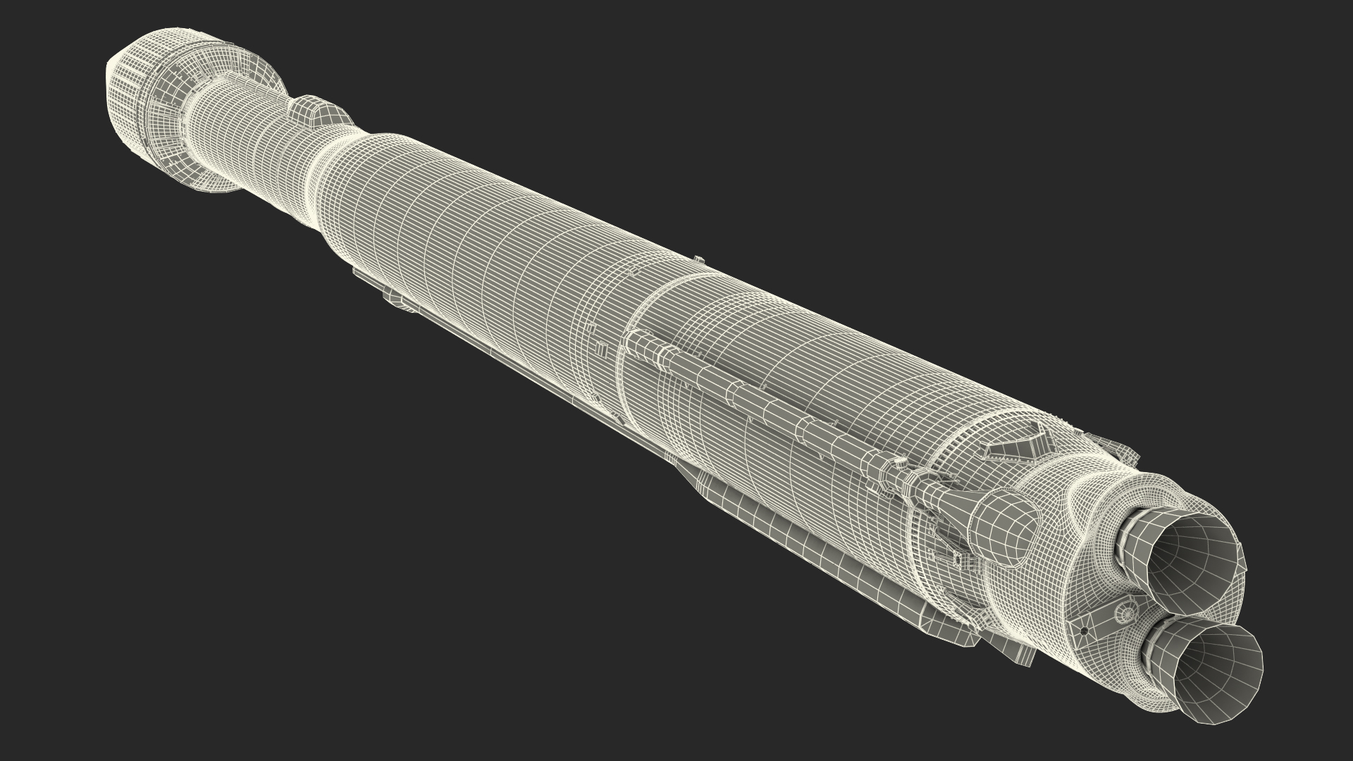 Atlas 400 Series Expendable Launch Vehicle 3D