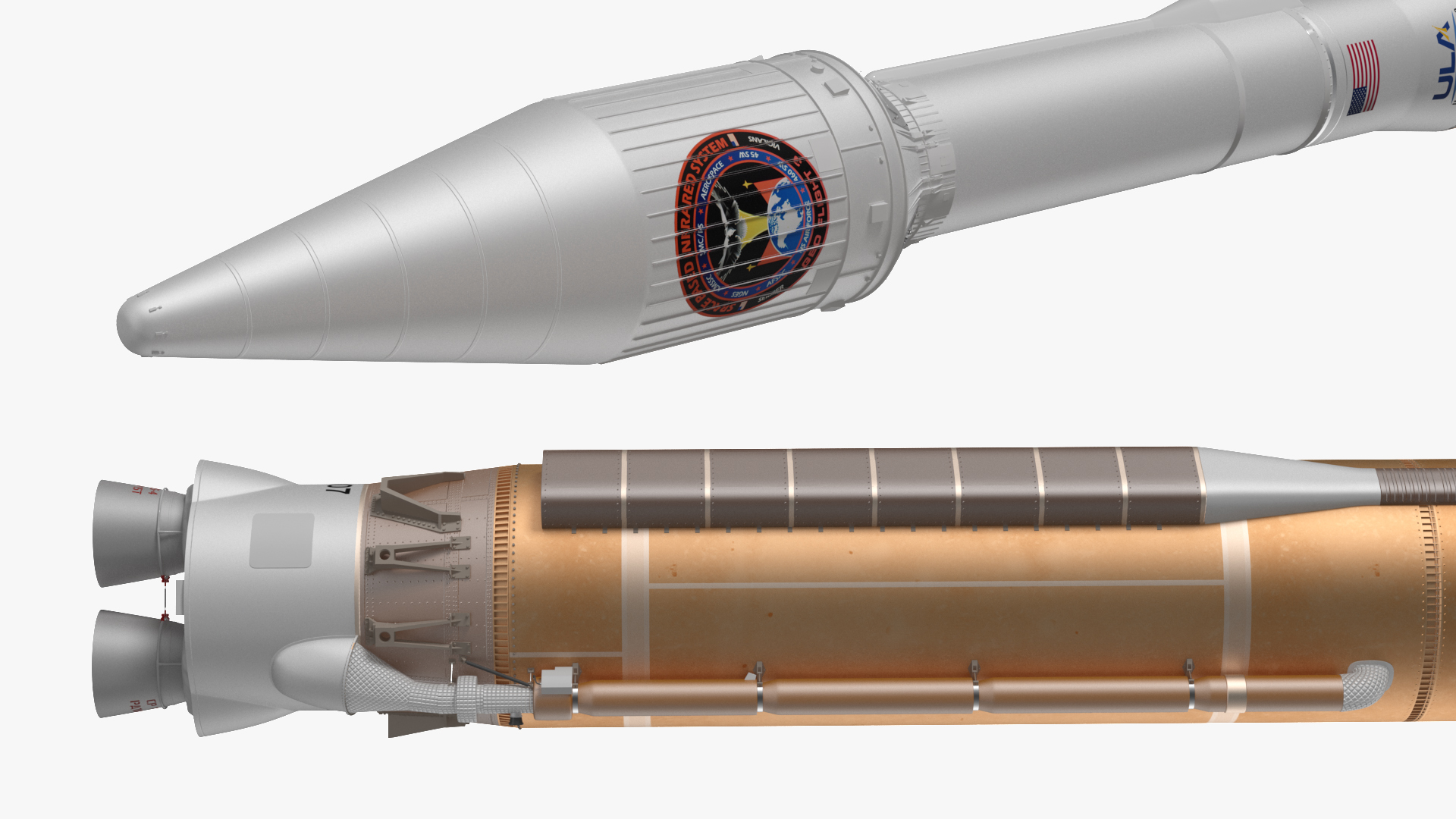 Atlas 400 Series Expendable Launch Vehicle 3D