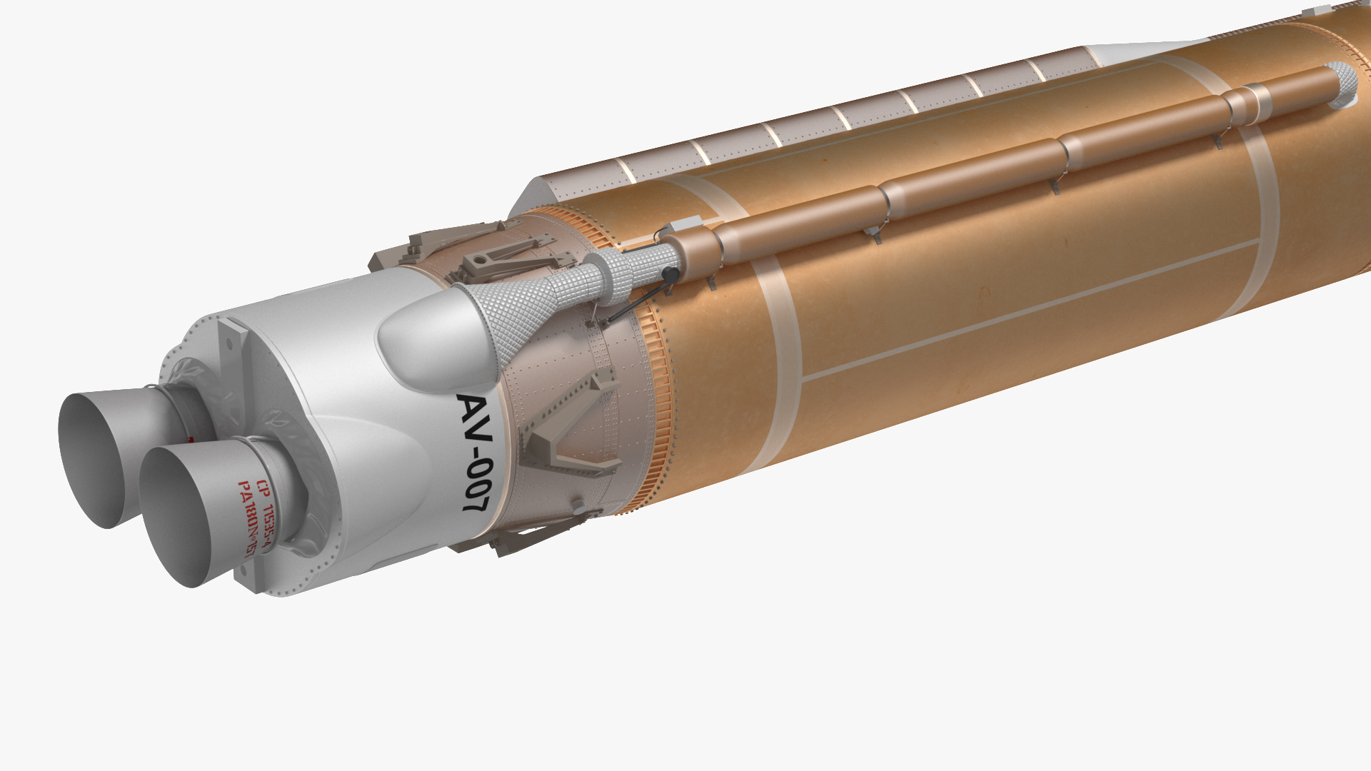 Atlas 400 Series Expendable Launch Vehicle 3D