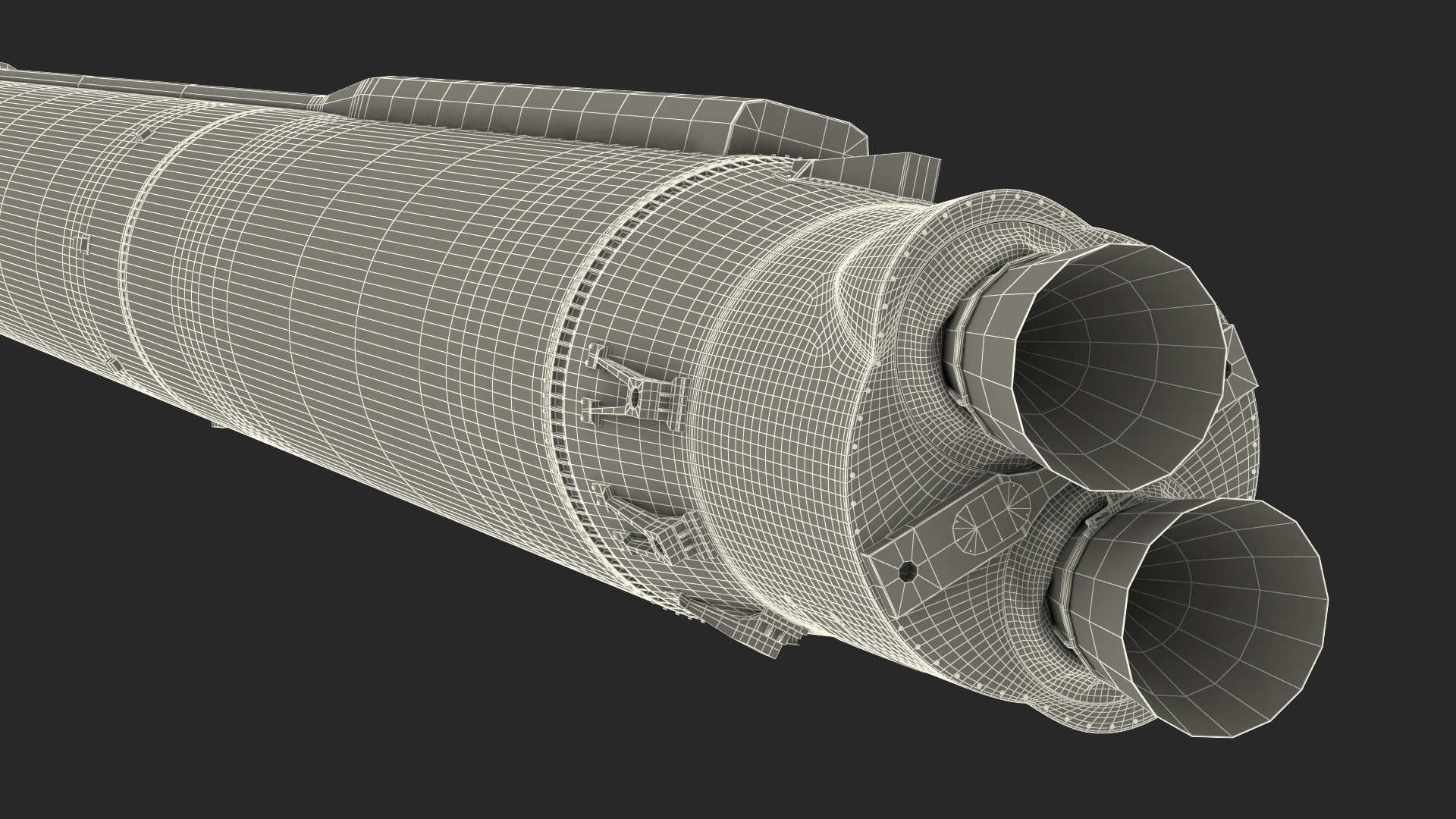 Atlas 400 Series Expendable Launch Vehicle 3D