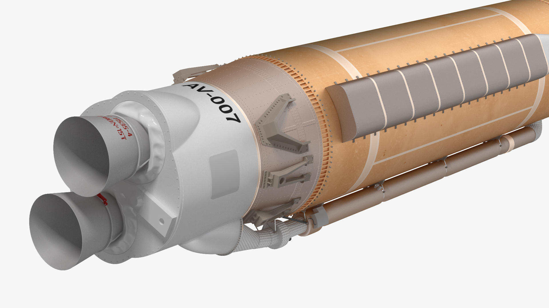 Atlas 400 Series Expendable Launch Vehicle 3D