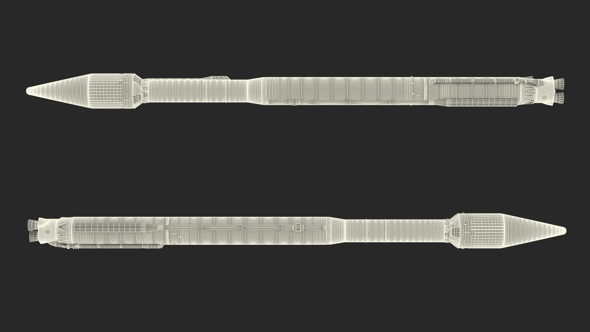 Atlas 400 Series Expendable Launch Vehicle 3D