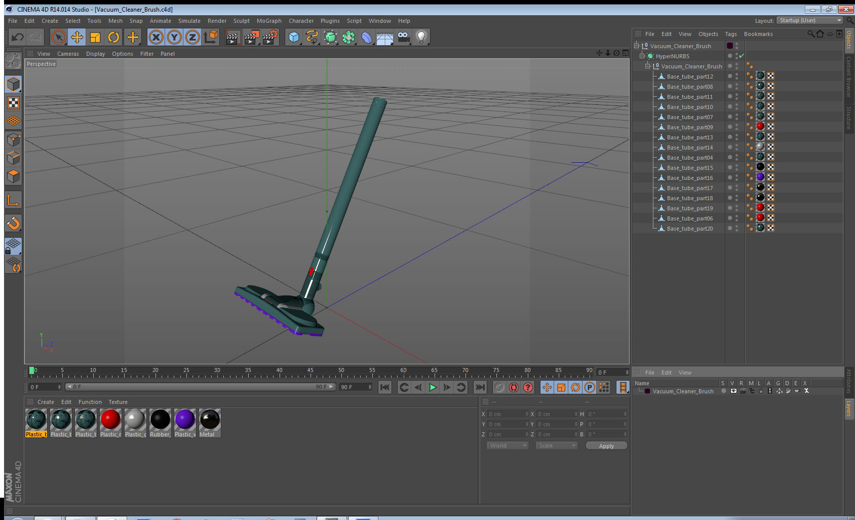 3D model Vacuum Cleaner Brush
