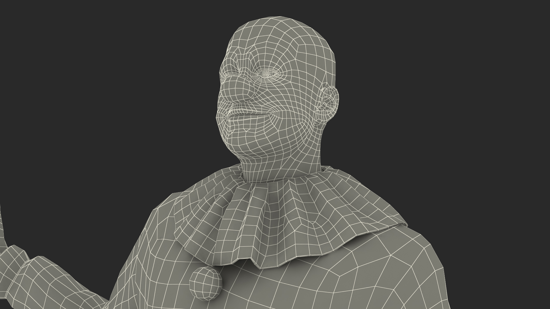 3D model Funny Clown Standing Pose