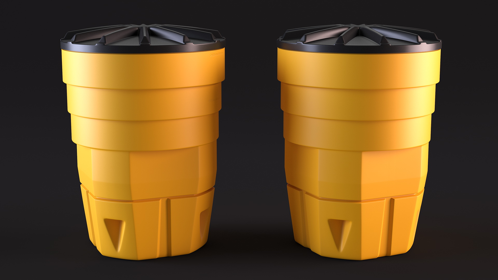 3D model Sandy Impact Attenuator Sand Barrel
