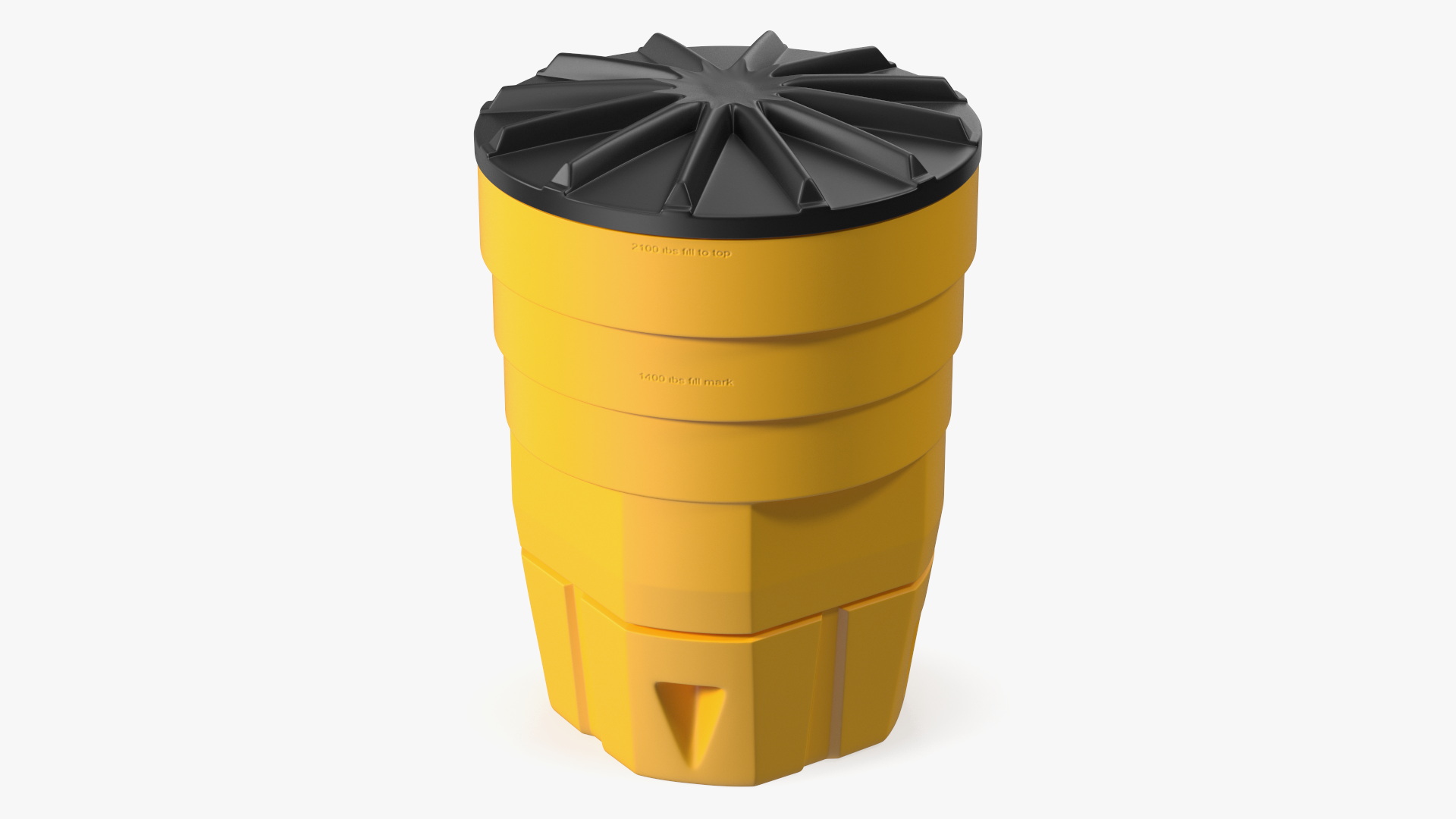 3D model Sandy Impact Attenuator Sand Barrel