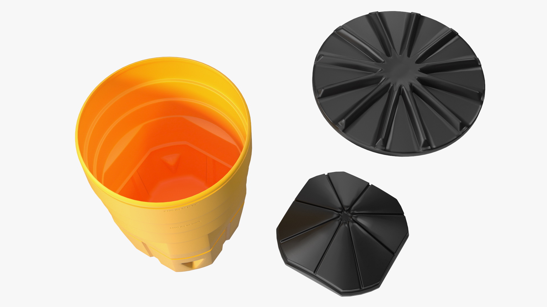 3D model Sandy Impact Attenuator Sand Barrel