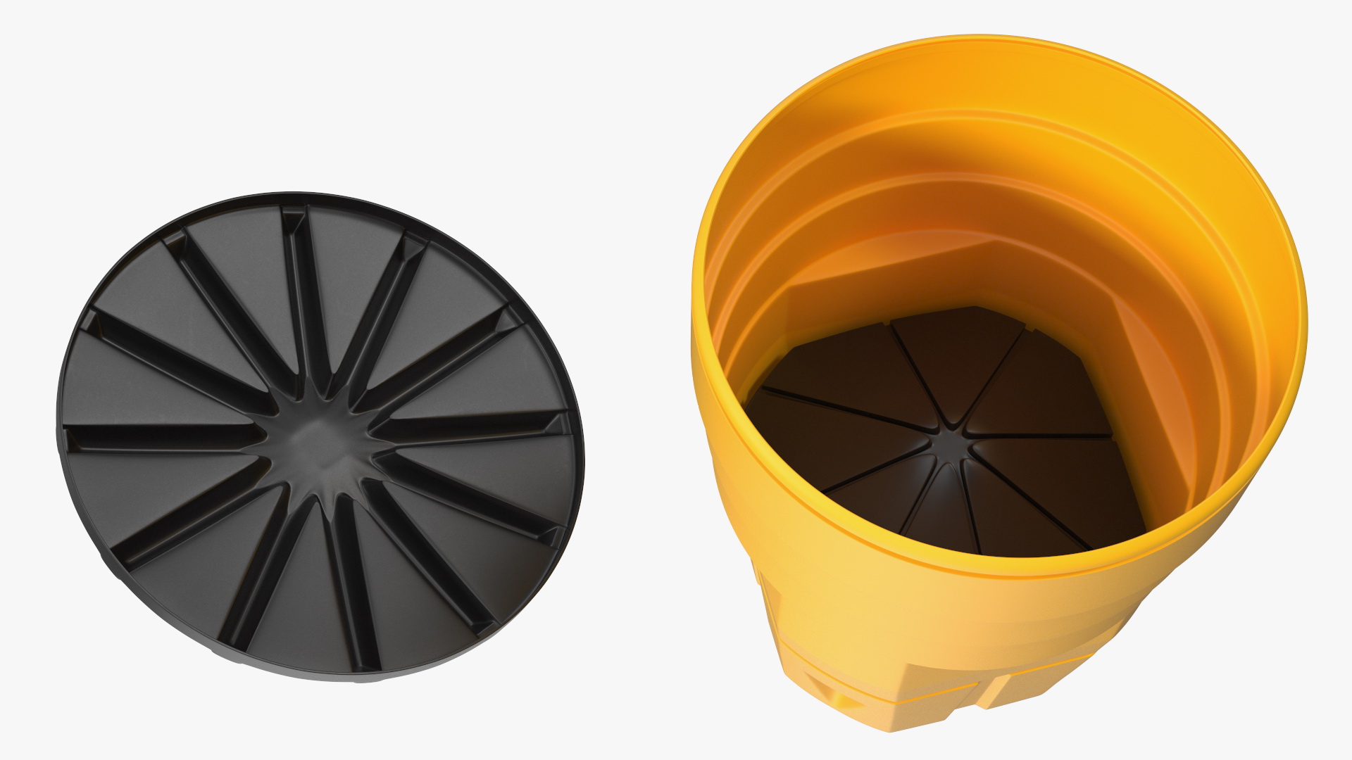 3D model Sandy Impact Attenuator Sand Barrel