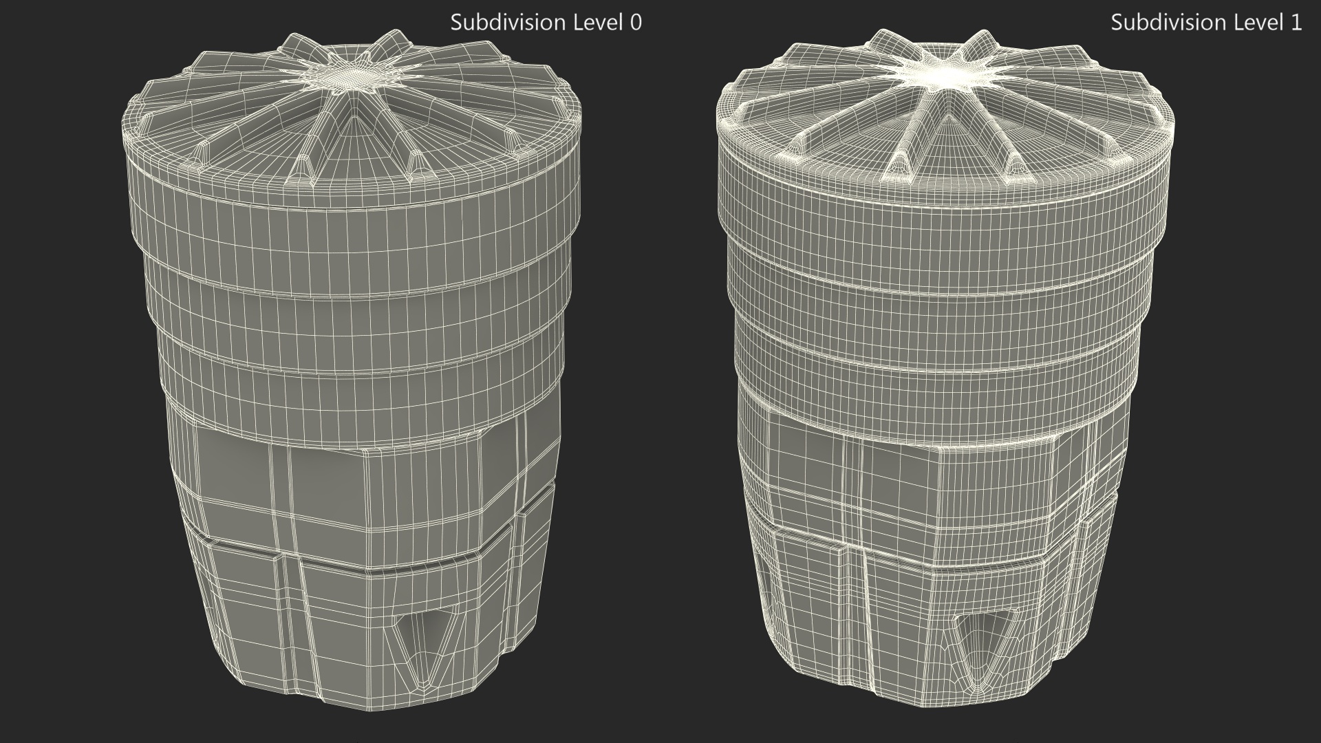 3D model Sandy Impact Attenuator Sand Barrel