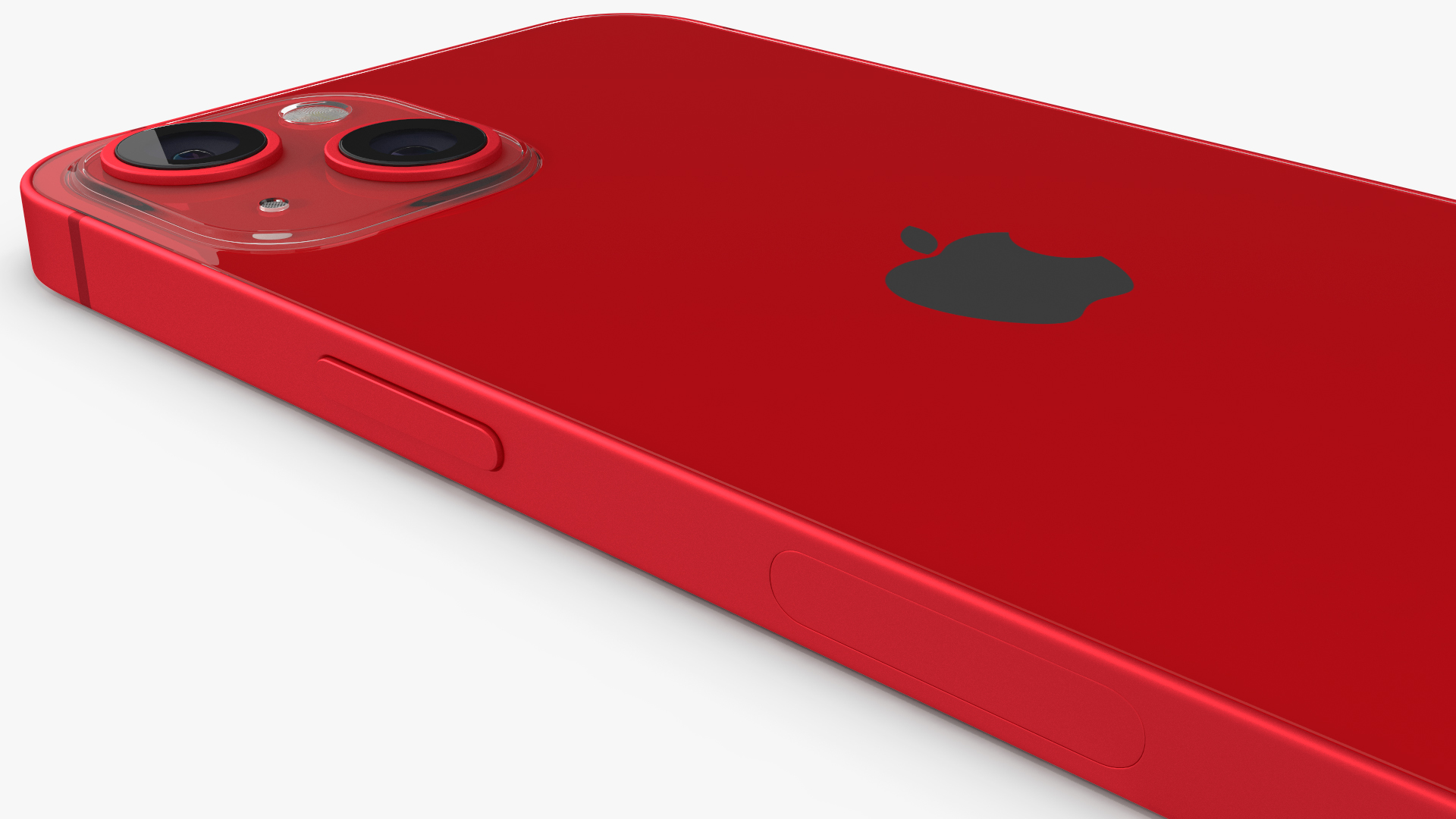 Red Apple iPhone 13 3D model